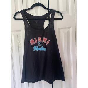Miami Marlins Racerback Tank Women's XL